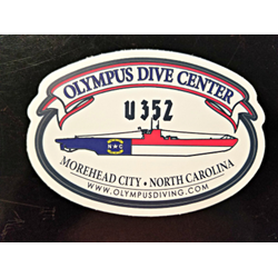Sticker - U-352 / Nc Dive Flag